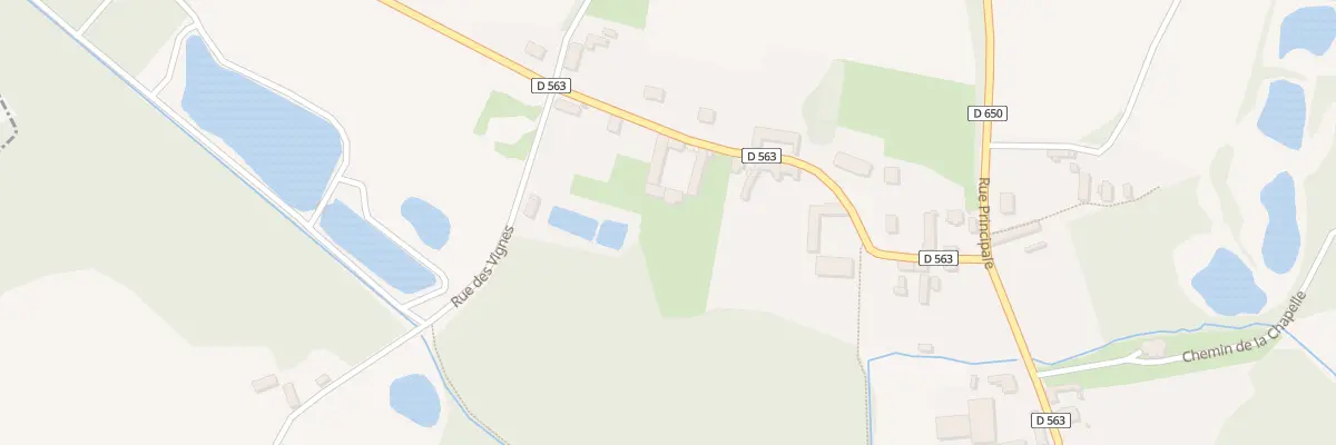 Plan du 11 Rue des Vignes à Audignicourt