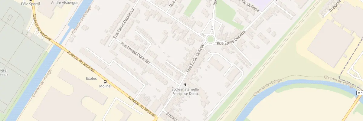 Plan du 35 Rue Émile Dellette à Wasquehal