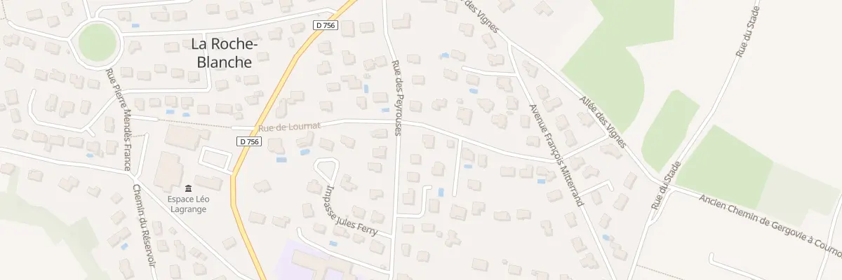 Plan du 5566 Rue des Peyrouses à La Roche-Blanche