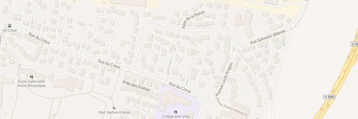 Plan du 144 Rue du Creux à Riom