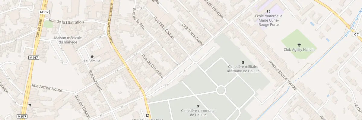 Plan du 5 Rue des Frères Martel à Halluin