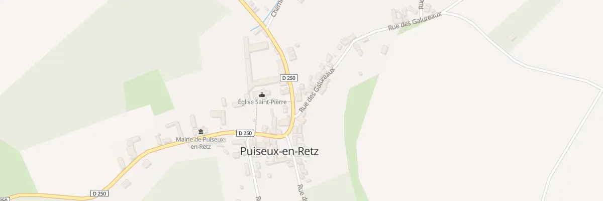 Plan du 1 Rue des Galureaux à Puiseux-en-Retz