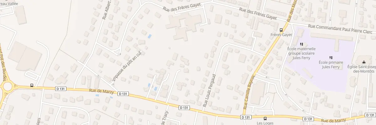 Plan du 97B Rue de Marzy à Nevers