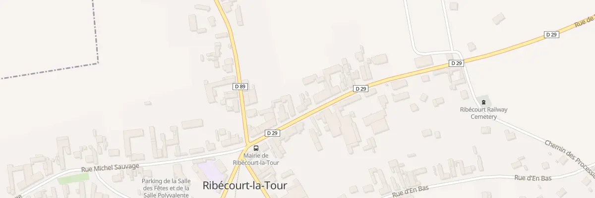Plan du 7 Rue de Marcoing à Ribécourt-la-Tour