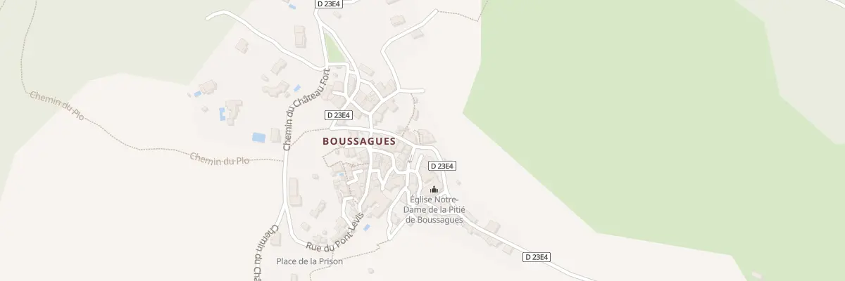 Plan du 5406 Boussagues à La Tour-sur-Orb