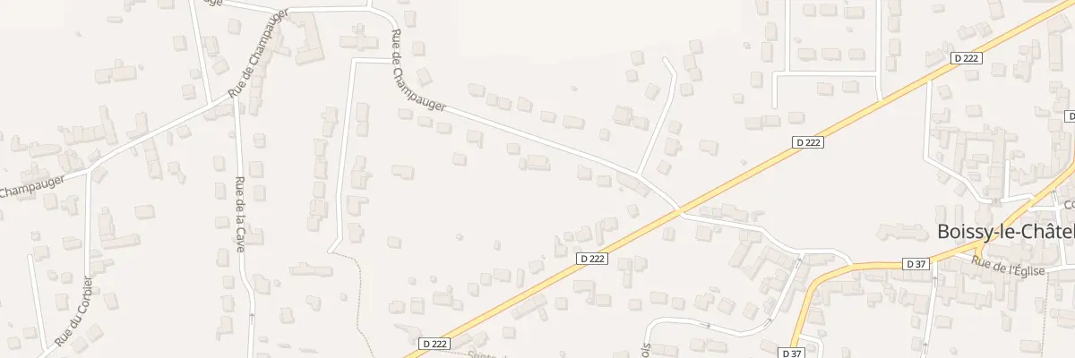 Plan du 7 Rue de Champauger à Boissy-le-Châtel