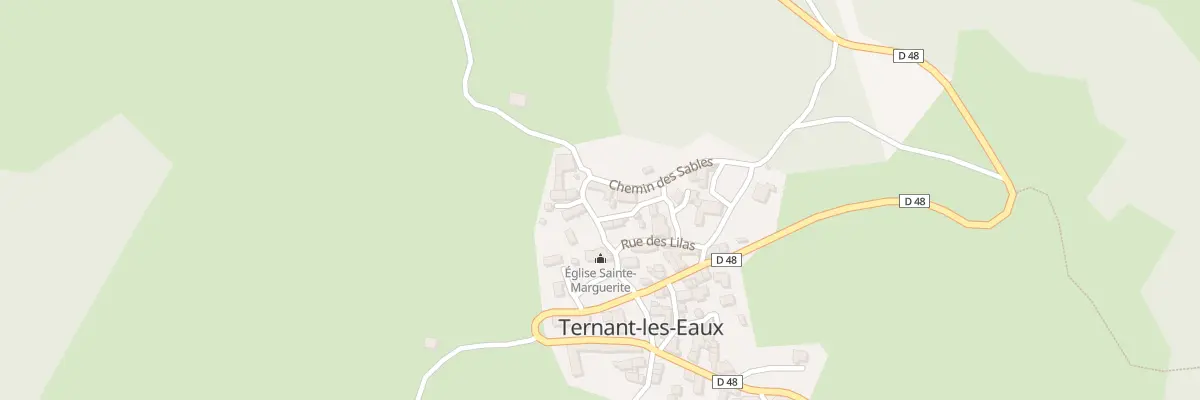 Plan du 5036 Ternant à Ternant-les-Eaux