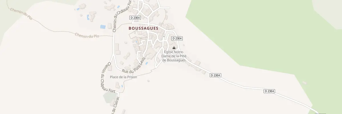Plan du 5262 Boussagues à La Tour-sur-Orb