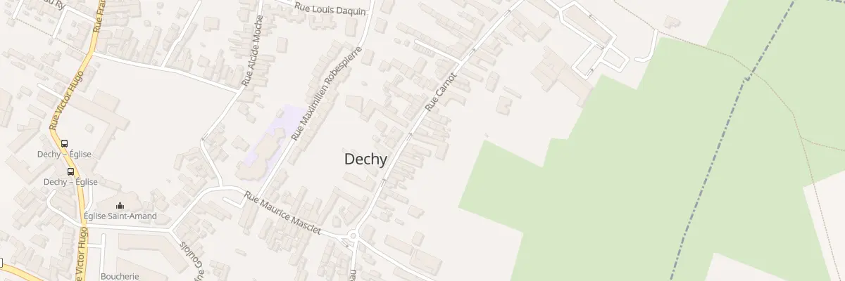 Plan du 26T Rue Carnot à Dechy