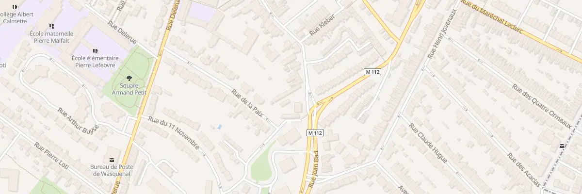 Plan du 54 Rue Jean Bart à Wasquehal