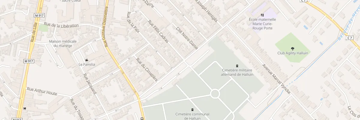 Plan du 7B Rue des Frères Martel à Halluin
