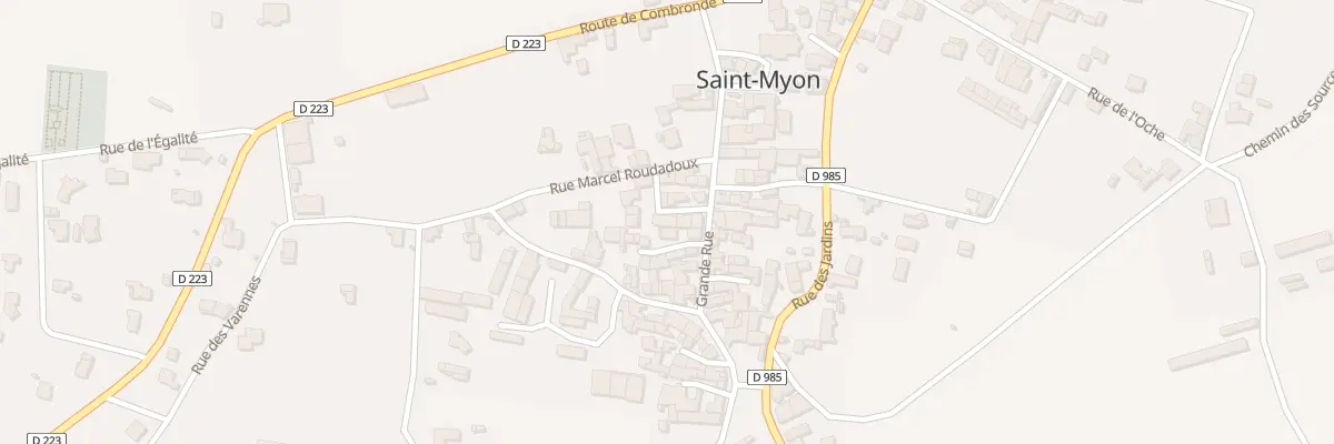 Plan du 3 Rue des Leuves à Saint-Myon