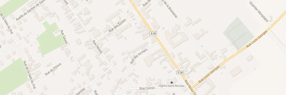Plan du 6 Rue des Archers à Épehy