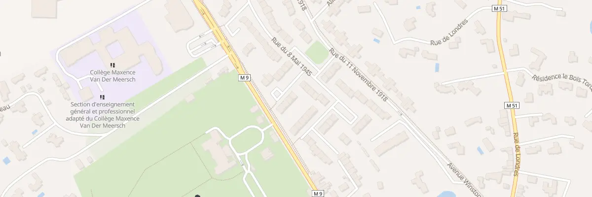Plan du 1 All des Capucines à Mouvaux