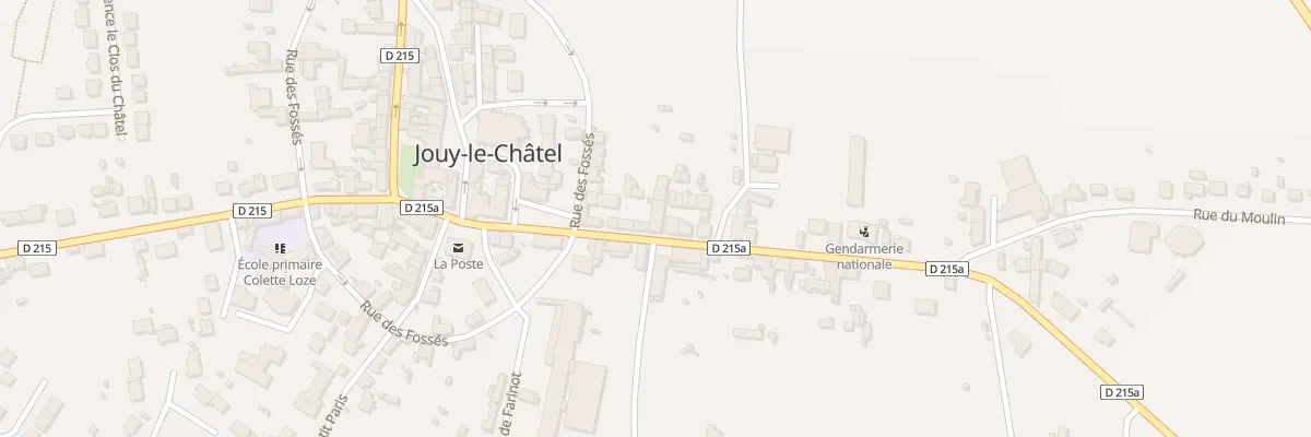 Plan du 10 Rue de Provins à Jouy-le-Châtel