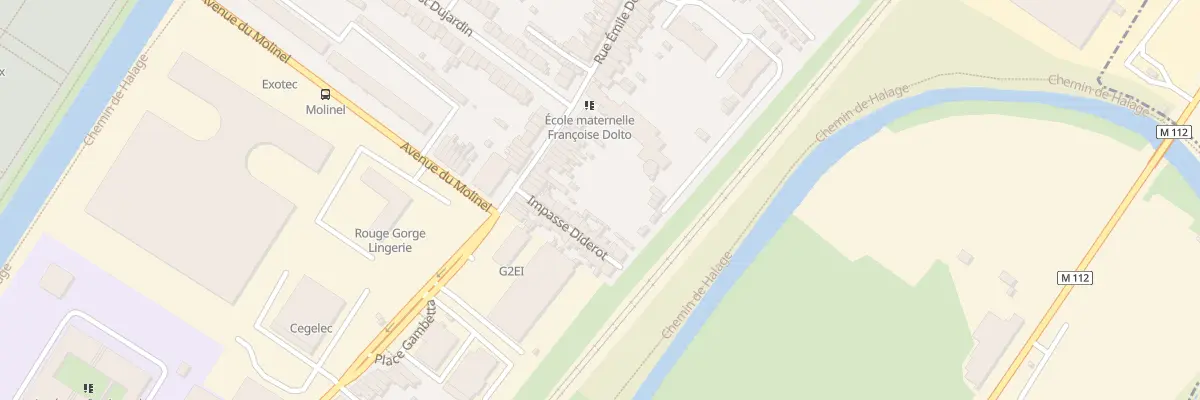 Plan du 16 Rue Émile Dellette à Wasquehal