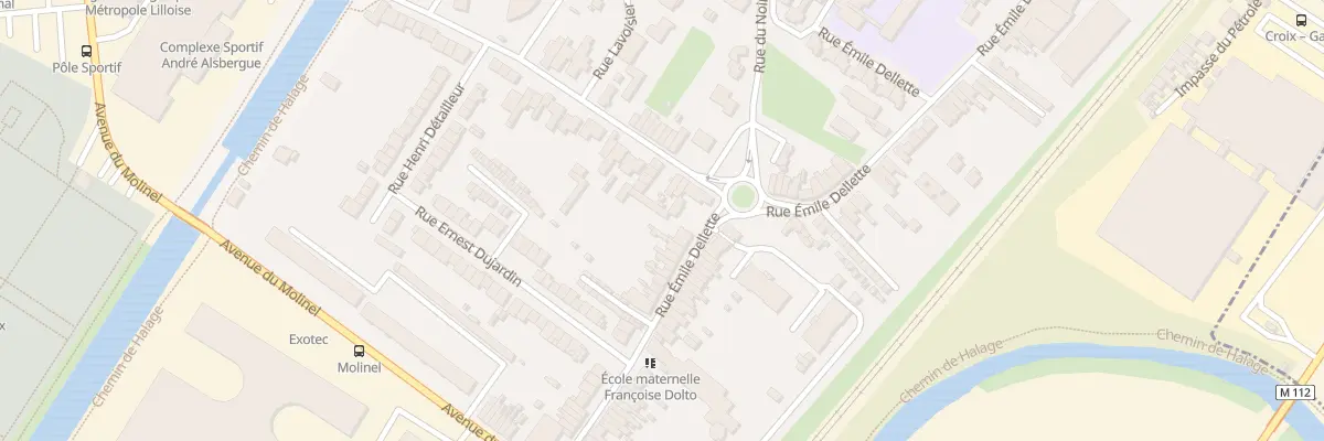 Plan du 47 Rue Émile Dellette à Wasquehal