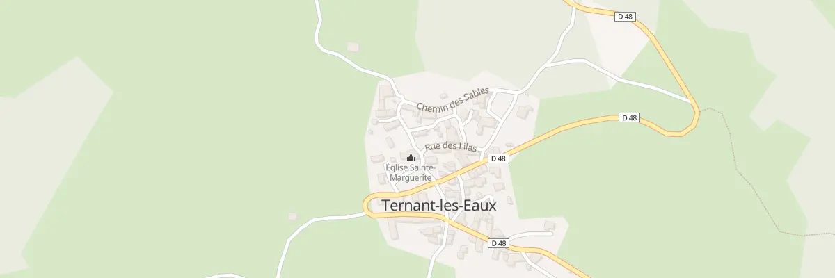 Plan du 5031 Ternant à Ternant-les-Eaux