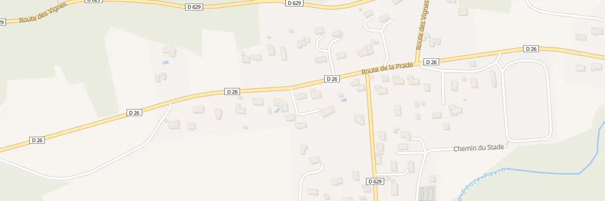 Plan du 5002 Rte de la Prade à Saint-Vincent