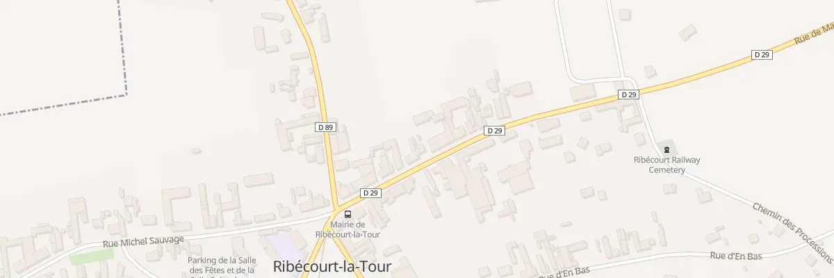 Plan du 9 Rue de Marcoing à Ribécourt-la-Tour