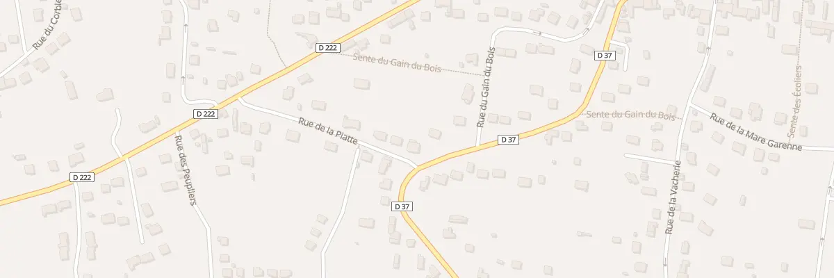 Plan du 2 Rue de la Piatte à Boissy-le-Châtel