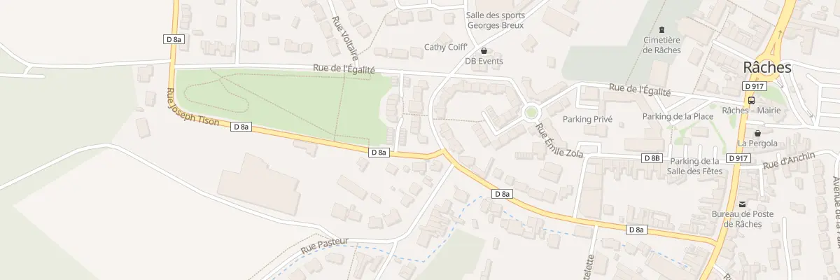 Plan du 74 Rue Joseph et Gustave Lebreux à Râches