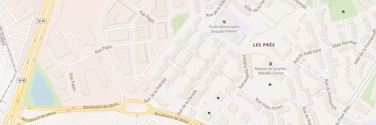Plan du 24 Rue de la Prevote à Villeneuve-d’Ascq