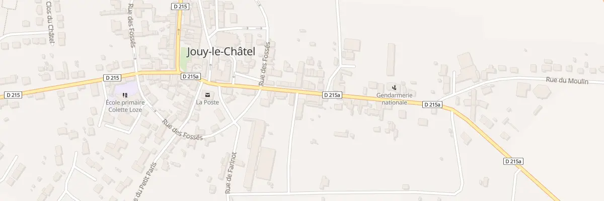 Plan du 11 Rue de Provins à Jouy-le-Châtel