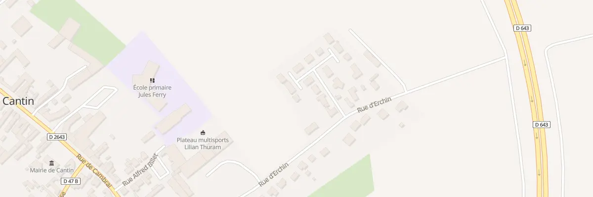 Plan du 14 Rue La Briqueterie à Cantin