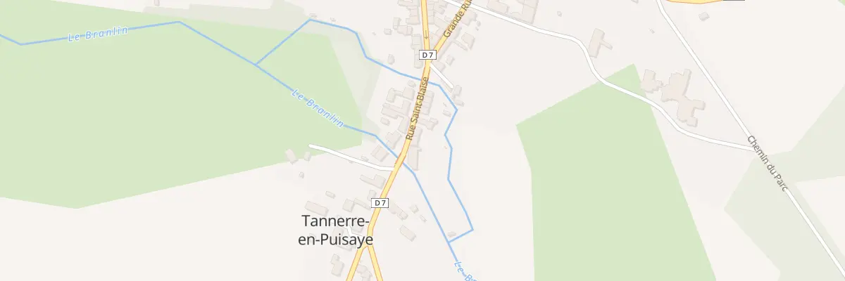 Plan du 13 Rue Saint Blaise à Tannerre-en-Puisaye