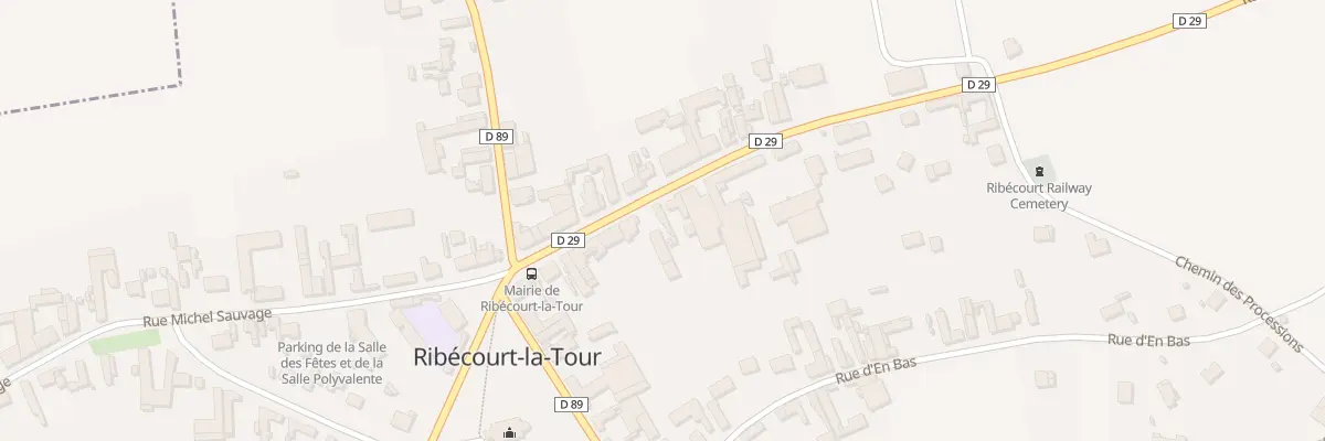 Plan du 12 Rue de Marcoing à Ribécourt-la-Tour