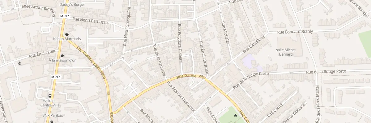 Plan du 6 Rue Polydore Delaere à Halluin