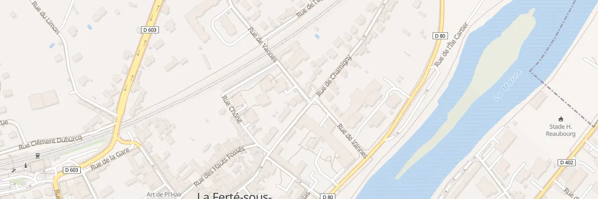 Plan du 18 Rue de Chamigny à La Ferté-sous-Jouarre