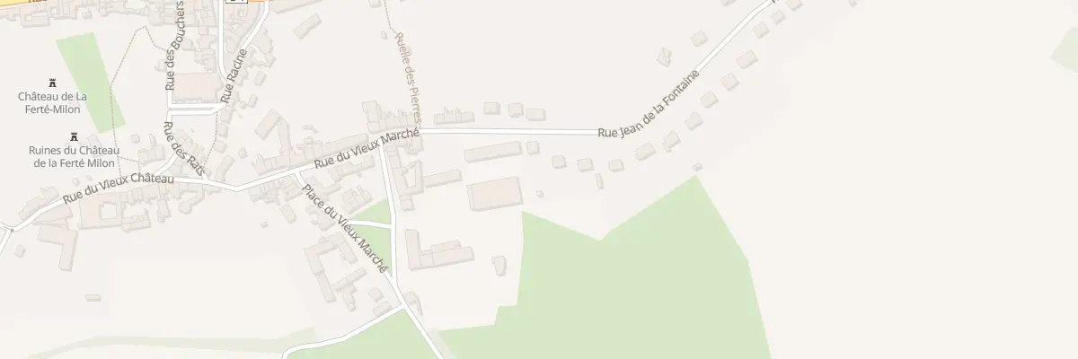 Plan du 50 Rue Jean de la Fontaine à La Ferté-Milon