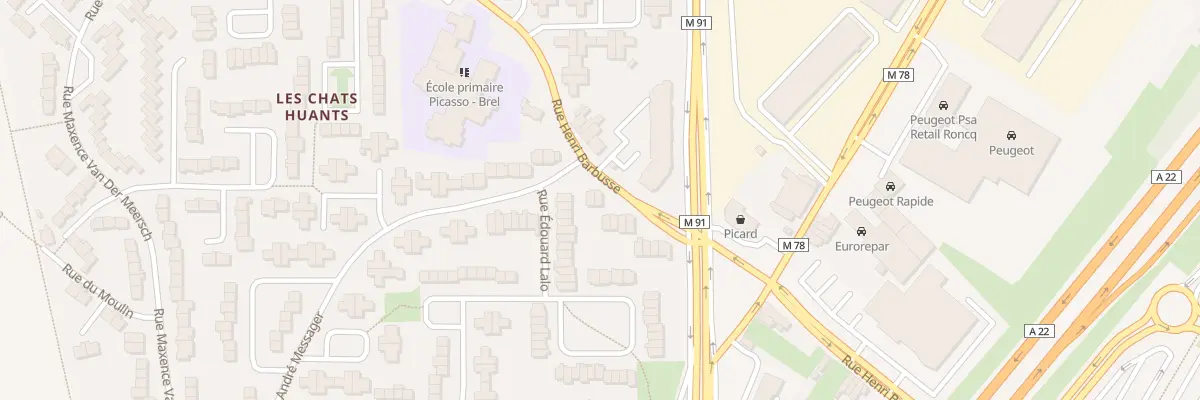 Plan du 272 Rue Henri Barbusse à Roncq
