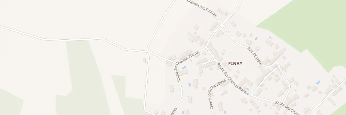 Plan du 656 Rte des Champs de Pierres à Parigny-les-Vaux