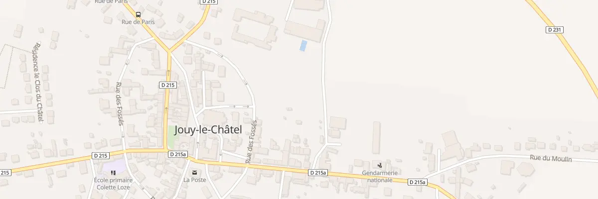 Plan du 22B Rue de Provins à Jouy-le-Châtel