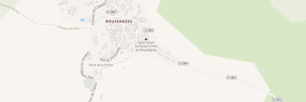 Plan du 5252 Boussagues à La Tour-sur-Orb