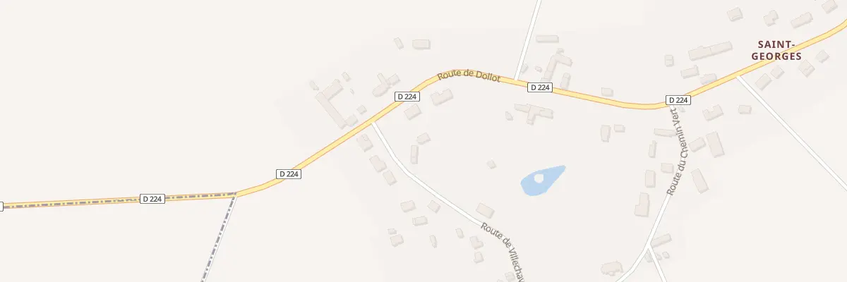 Plan du 2 Rte de Villechavant à Villebougis