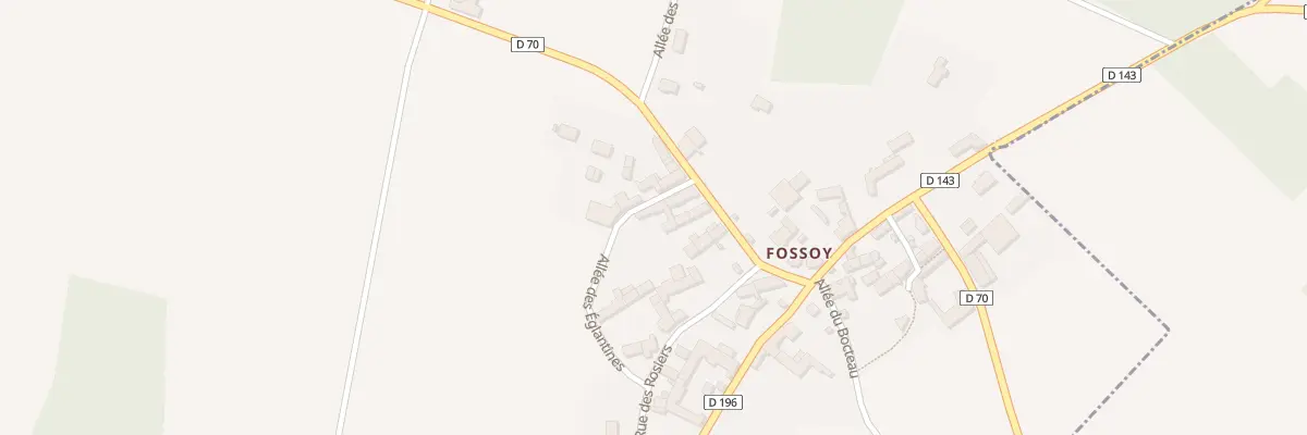 Plan du 3 All des Eglantines à Lixy