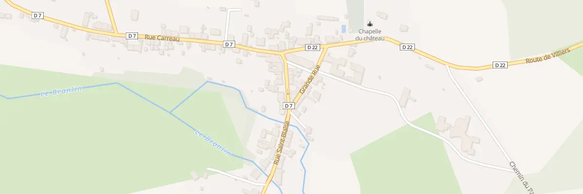 Plan du 1 Gr Grande Rue à Tannerre-en-Puisaye