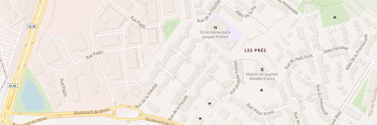 Plan du 32 Rue de la Prevote à Villeneuve-d’Ascq