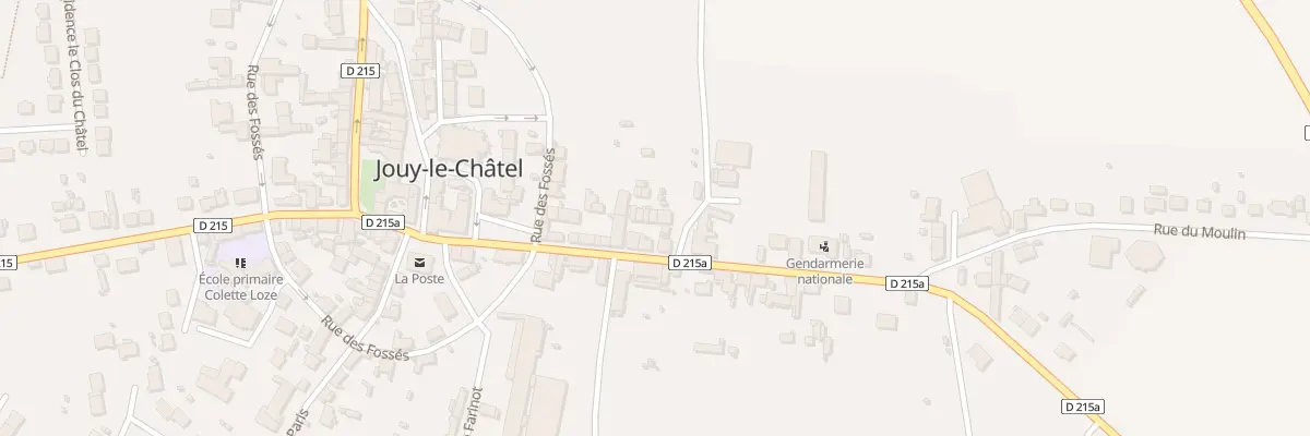 Plan du 28 Rue de Provins à Jouy-le-Châtel