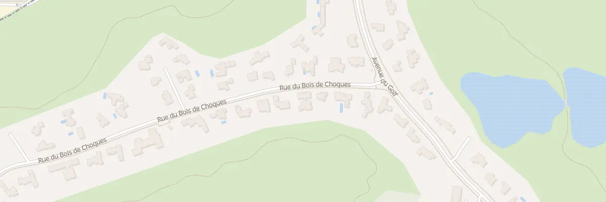 Plan du 874 Rue du Bois de Choques à Mérignies