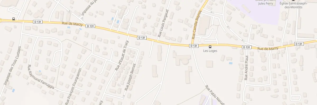 Plan du 68 Rue de Marzy à Nevers