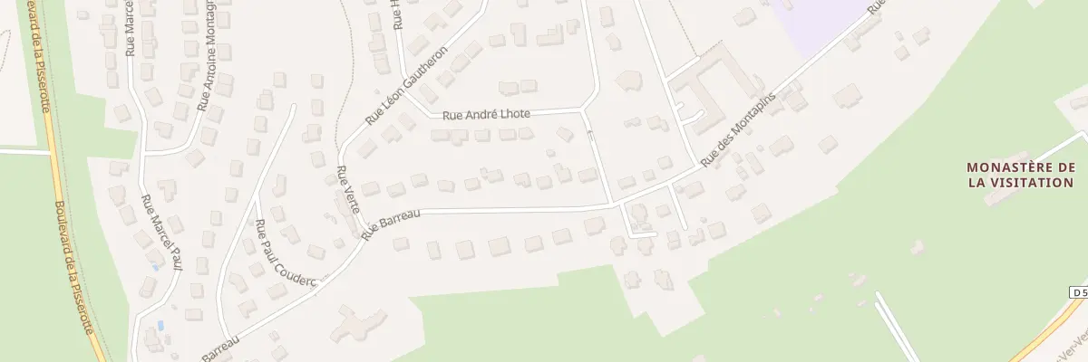 Plan du 132 Rue des Montapins à Nevers