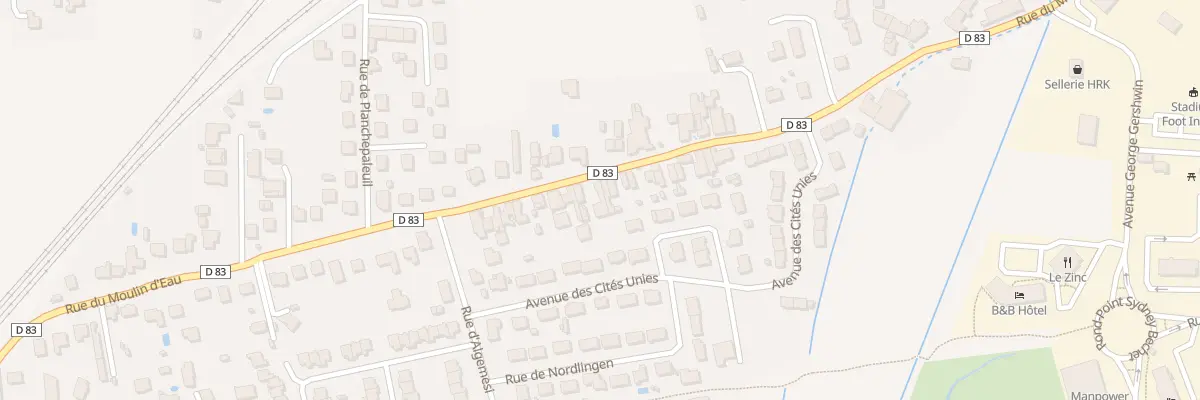 Plan du 71 Rue du Moulin d’Eau à Riom