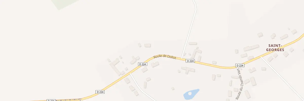 Plan du 36B Rte de Dollot à Villebougis