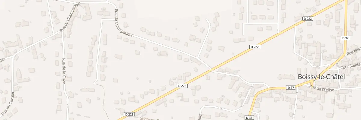 Plan du 3 Rue de Champauger à Boissy-le-Châtel