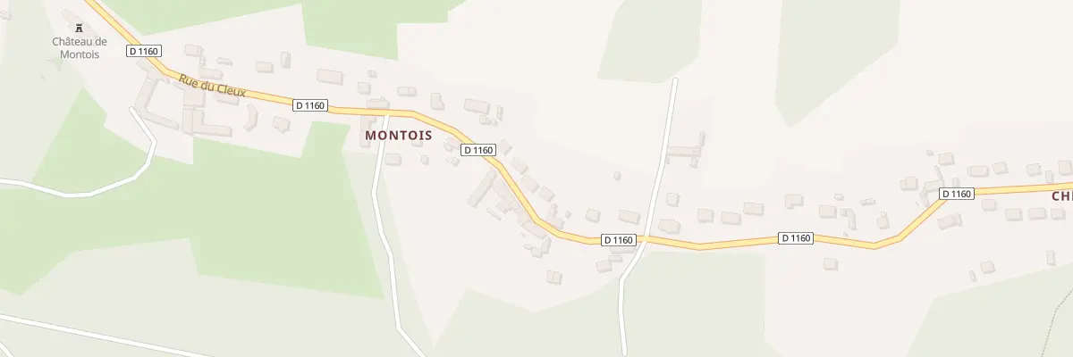 Plan du 46 Rue du Cleux à Ressons-le-Long